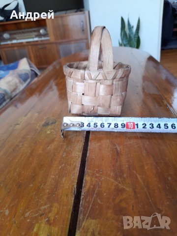 Стара кошница,кошничка, снимка 3 - Други ценни предмети - 33983875