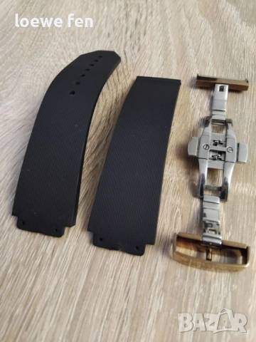 Каишка за Hublot 25 mm, снимка 5 - Мъжки - 53198242