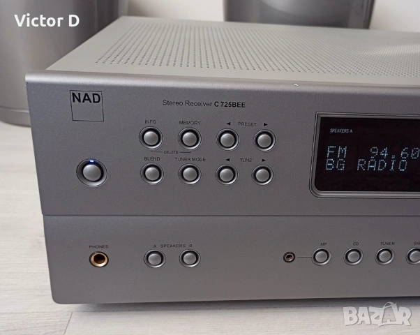 NAD C 725BEE - Ресийвър стерео , снимка 4 - Ресийвъри, усилватели, смесителни пултове - 54332395