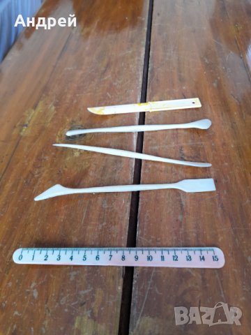 Стари детски инструменти за работа с пластелин, снимка 2 - Други ценни предмети - 35637953