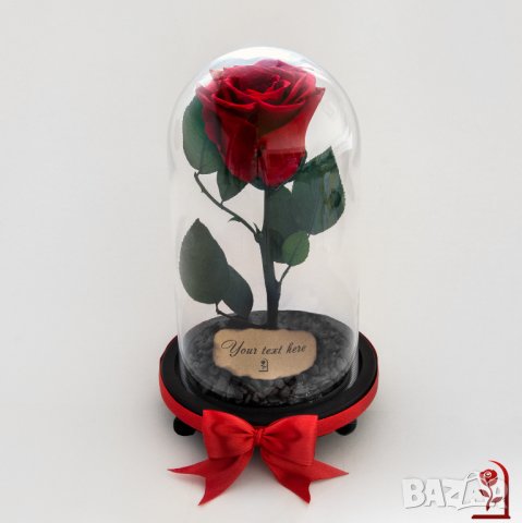 Подарък за Рожден ден на Жена / Вечна ЕСТЕСТВЕНА Роза в Стъкленица / Подарък за Мама, снимка 6 - Подаръци за рожден ден - 34268430