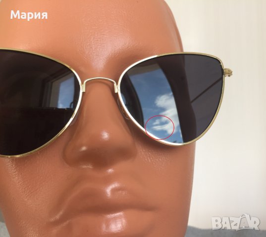 Нови Дамски Слънчеви Очила Модерни Златни Черни Огледални Котешка Форма, снимка 11 - Слънчеви и диоптрични очила - 44446608