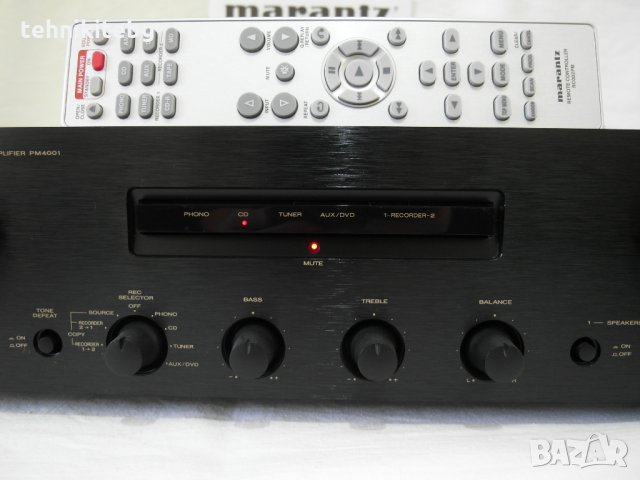 ⭐⭐⭐ █▬█ █ ▀█▀ ⭐⭐⭐ MARANTZ PM4001 - качествен транзисторен усилвател с дистанционно, снимка 3 - Ресийвъри, усилватели, смесителни пултове - 31765129