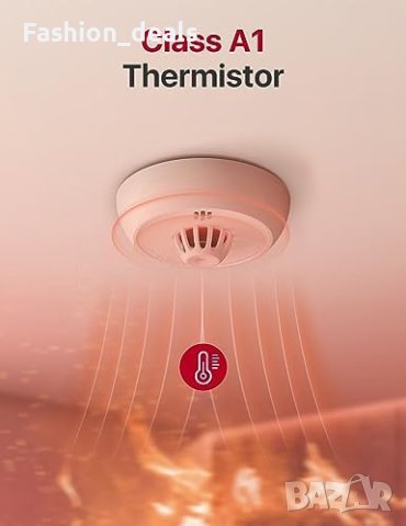 Нов комплект Безжични взаимосвързани аларми за дим и топлина Дом , снимка 3 - Други стоки за дома - 42364712