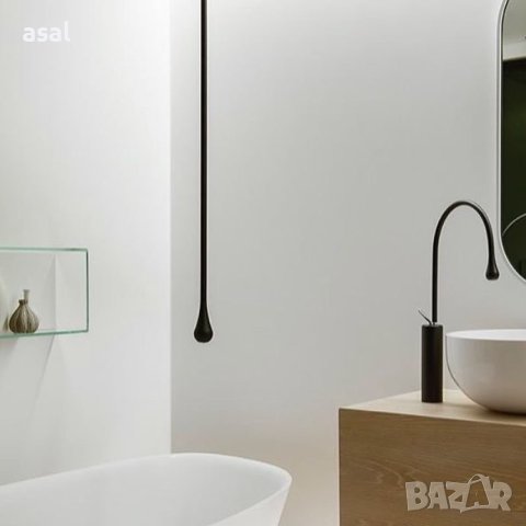 Луксозен сензорен таванен смесител тип "капка", снимка 2 - Смесители - 42754192