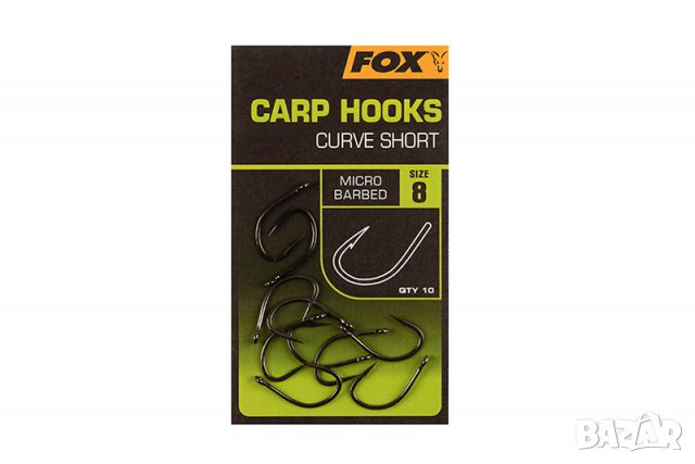 Куки Fox Carp Hooks 2,4,6, снимка 3 - Такъми - 35592913