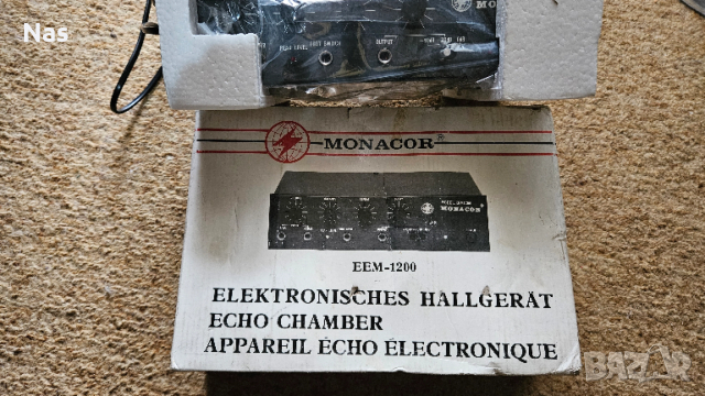 Продавам винтидж аналогов дилей Monacor EEM-1200 , снимка 2 - Китари - 52576798