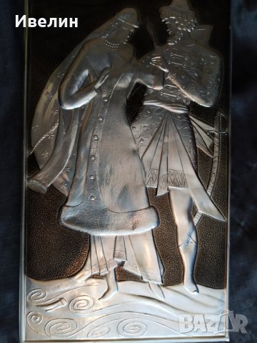 старо медно пано за декорация , снимка 3 - Антикварни и старинни предмети - 29301786