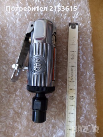 Mac Tools 1/4'' Пневматичен прав шлайф Mini Die Grinder AG14 нов, снимка 7 - Други инструменти - 29546364