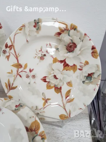 Порцеланов сервиз за хранене - 24 части, снимка 4 - Сервизи - 48381607
