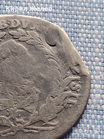 Сребърна монета 20 кройцера 1765г. Фридрих Кристиян Бранденбург Байраут 29765, снимка 4 - Нумизматика и бонистика - 42871823