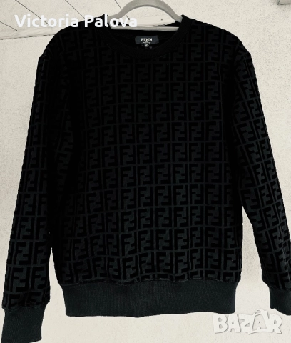 Уникален суитчър унисекс FENDI X TEAM WANG  рядка находка, снимка 3 - Суичъри - 51761293