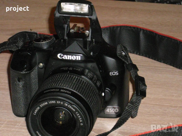 Фотоапарат Canon EOS 450D малко ползван.Перфектен.Промо цена, снимка 7 - Фотоапарати - 53367318