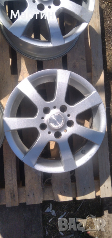 MAZDA Джанти Aluett Typ 7 - 5х114 - 6,5Jx15цола ET40, снимка 2 - Гуми и джанти - 36463817