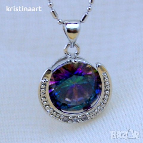 Колие с мистичен топаз *Луна*