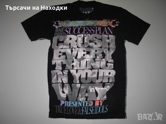 Мъжка тениска TLFI True Love And False Idols T-Shirt Mens Small Crush Everything in Your Way S, снимка 13 - Тениски - 50926277