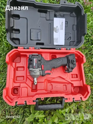 Акумулаторен ударен гайковерт Parkside PDSSAP 20-Li B2,с наковалня 1/2 и отвор на битове., снимка 2 - Винтоверти - 49754393