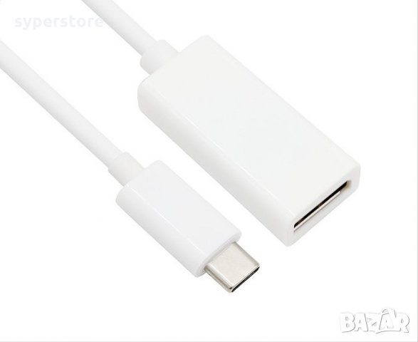 Преходник Адаптер от USB Type C Мъжко към DP Женско VCom SS001188 Adapter USB Type C/DP
