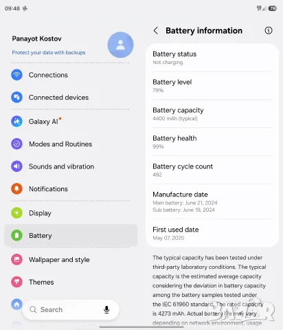 Samsung z fold 6 512Gb silver, снимка 2 - Samsung - 56357506