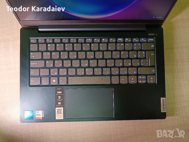 Lenovo IdeaPad 5 14IAL7, i7-1260P / 16GB / 2TB NVMe, в гаранция, снимка 2 - Лаптопи за работа - 54241452