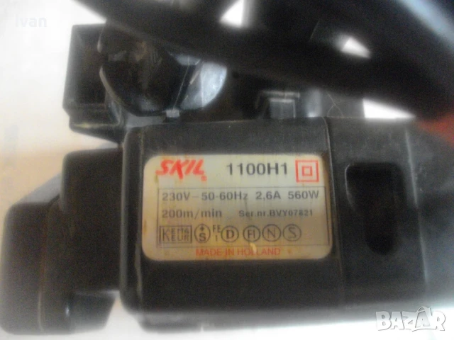 НИДЕРЛАНДСКИ ОРИГИНАЛЕН ЛЕНТОВ ШЛАЙФ 560W 2,6A SKIL 1100H1 ПРОФЕСИОНАЛЕН, снимка 12 - Други инструменти - 50991538