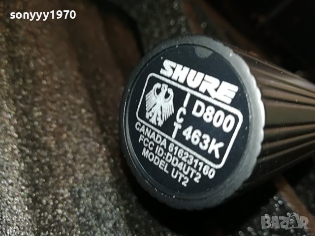 SHURE-2 БЕЗЖИЧНИ МИКРОФОНА 2809221911, снимка 4 - Микрофони - 38150594
