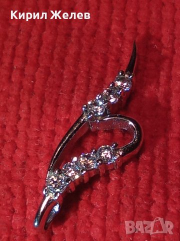 НЕЖЕН СКЪПОЦЕНЕН АРТ ПЕНДАНТ РОДИРАНО СРЕБРО 925 с ФАСЕТ ЦИРКОНЧЕТА МЕДАЛЬОН 34373