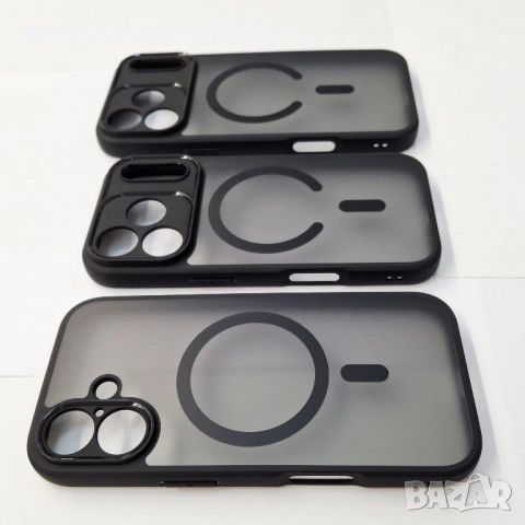 iPhone 17 /17 Pro /17 Pro Max гръб MagSafe матов черен борд, снимка 2 - Калъфи, кейсове - 52329088