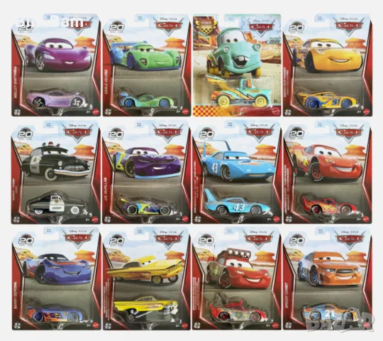 Колички Cars - Карс / Колите - комплекти, снимка 13 - Коли, камиони, мотори, писти - 56342183