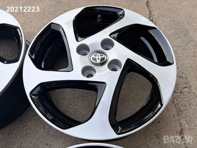 4 броя алуминиеви джанти за Toyota Yaris-Hybrid 15, снимка 10 - Гуми и джанти - 55930731
