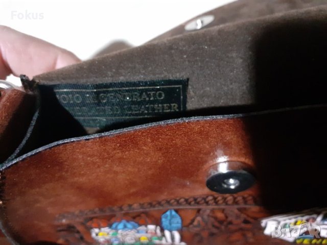 Маркова италианска кожена чантичка - чисто нова, снимка 6 - Антикварни и старинни предмети - 44149174