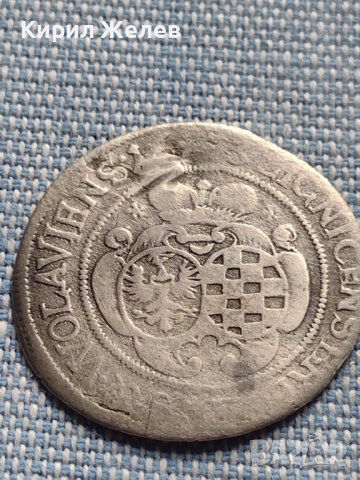 Сребърна монета 6 кройцера 1673г. Луйза фон Алхант Силезия 29767