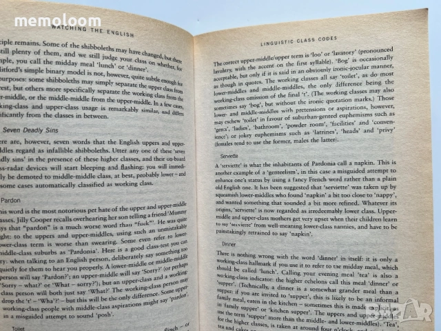 Watching the ENGLISH The Hidden Rules of English Behaviour, Kate Fox, снимка 4 - Енциклопедии, справочници - 53951697