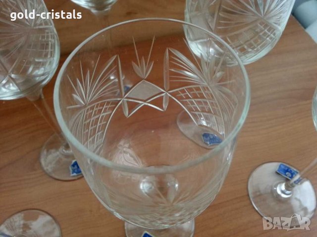 Кристални чаши , снимка 13 - Антикварни и старинни предмети - 30375671