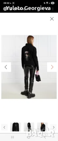 Дънкова яке Karl Lagerfeld, снимка 4 - Якета - 56254139