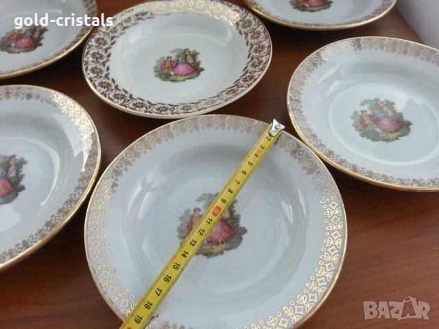 Ретро български порцелан чинии , снимка 3 - Антикварни и старинни предмети - 29434503