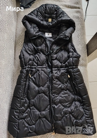 дамски черен елек, снимка 2 - Елеци - 53938355