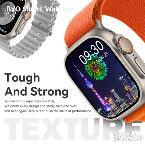 Apple Watch Ultra реплика, снимка 11 - Смарт часовници - 42411608