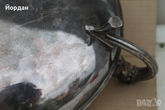 Посребрена фруктиера , снимка 16 - Антикварни и старинни предмети - 49713524