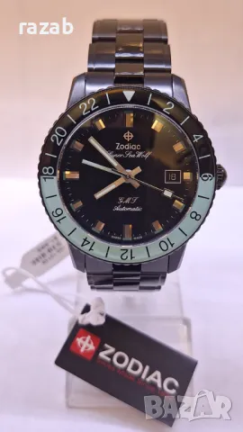 Zodiac Super Sea Wolf GMT Blackout Limited Edition 82psc., снимка 3 - Мъжки - 49120548