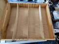 Голяма дървена кутия с отделения, снимка 3