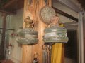 стари газени лампи 2 броя , снимка 1