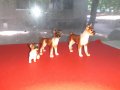 Лот много красиви фигури кученца миниатюри порцелан Япония, снимка 1