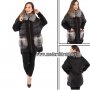 Дамско луксозно палто с лисица код 013
