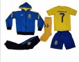 Роналдо Ал Насър Стак Комплект Al Nassr син цвят ДЕтски екип + анцуг + калци , снимка 3