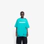 BALENCIAGA Destroyed Flatground Logo Print Oversized Мъжка / Дамска Тениска size XXS (M), снимка 2