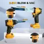 Безчеткова въздуходувка и прахосмукачка 2 в 1 за Dewalt 18/20 V, без батерия, снимка 6
