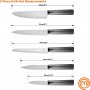 Комплект качествени ножове Master Chef , мастър шеф ножове 5броя, снимка 1 - Прибори за хранене, готвене и сервиране - 39346207