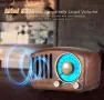 Винтидж радио Greadio от естествено орехово дърво, мини FM радио в ретро стил, Bluetooth , снимка 4