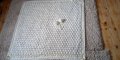 Ръчно плетено детско одеало 1.10/1.10 м., снимка 3